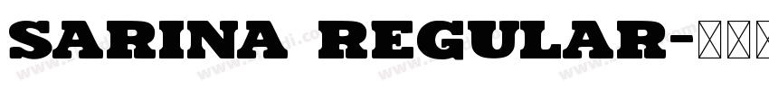 Sarina Regular字体转换